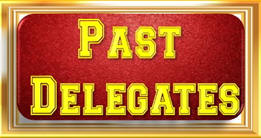 Button, with red background, gold border and gold caption: ‘Past Delegates’. It is hyperlinked to the web page with the written, verbatim, comments of several past delegates and students of HRODC Postgraduate Training Institute. Each set of comments has a link to the Institute’s YouTube Channel, where the comments can be seen and heard on video.