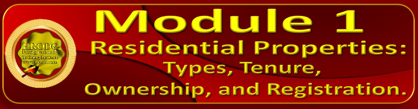 Graphics Header For Module Label For Postgraduate Certificate in Property Law: Conveyancing For Vendor and Purchaser.