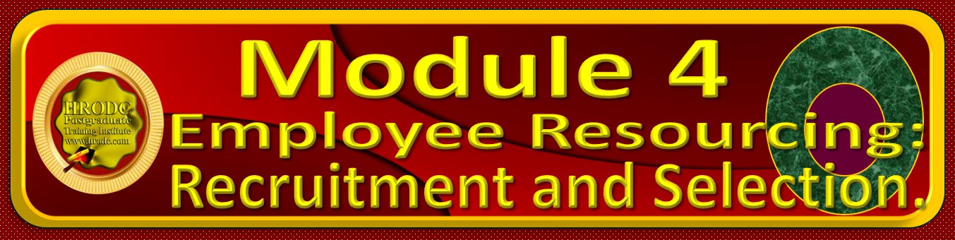 This Website Graphics is a Module Indicator, providing information on the Module Number and Module Name for Postgraduate Certificate in Human Resource Management, from HRODC Postgraduate Training Institute, A Postgraduate-Only Institution (https://www.hrodc.com). 