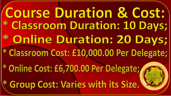 Course Duration and Cost Graphics